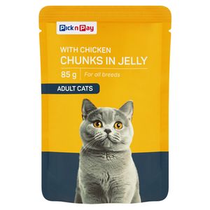 PnP Chicken Chunks In Jelly Adult Cat Food 85g